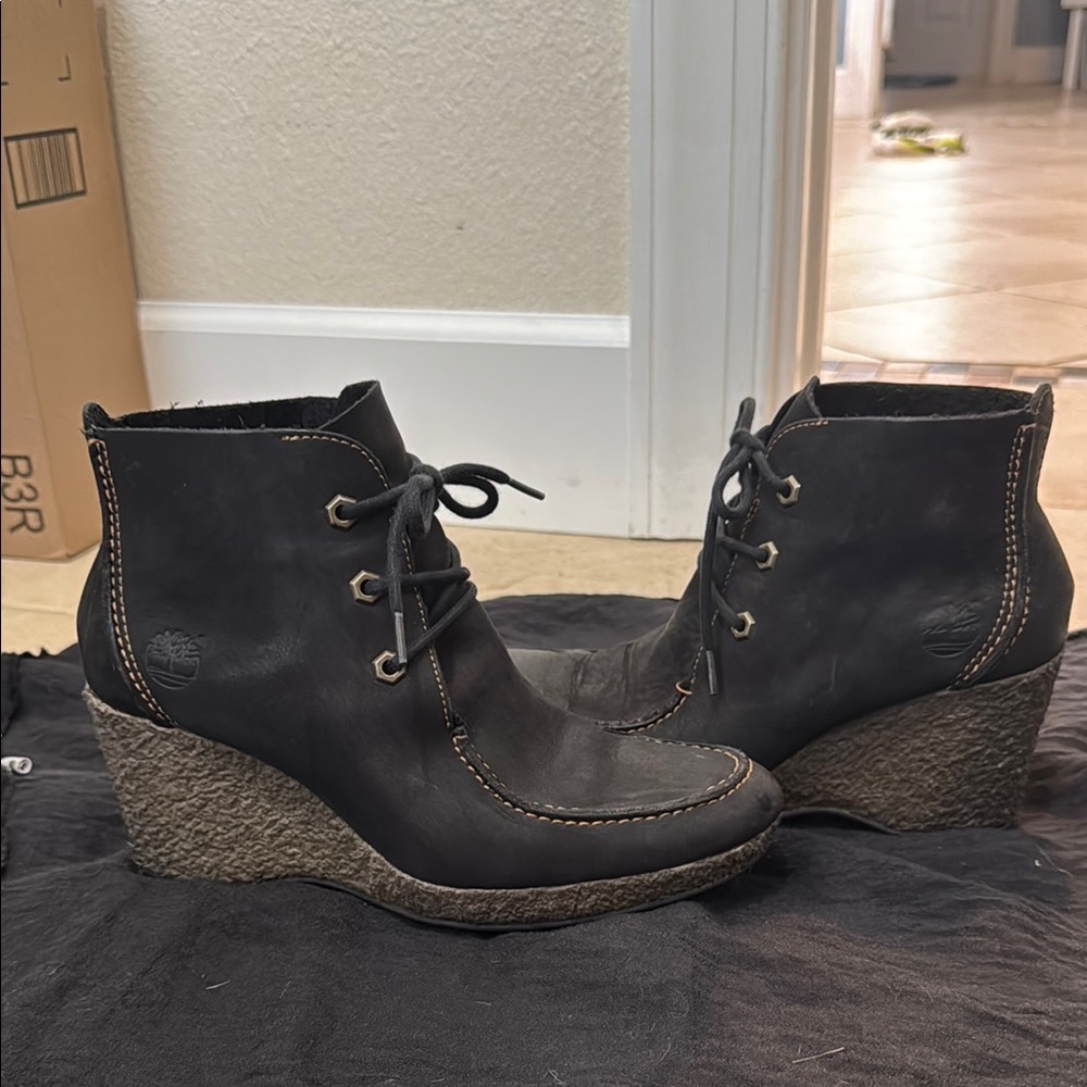 Timberland Wallaby Wedge Bootie